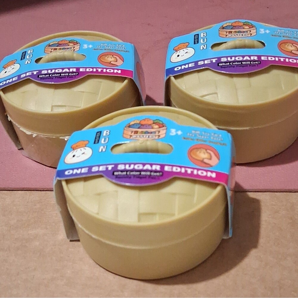 BUN One Set Sugar Edition Squeezable Stress Reliever Mystery Ages 3+